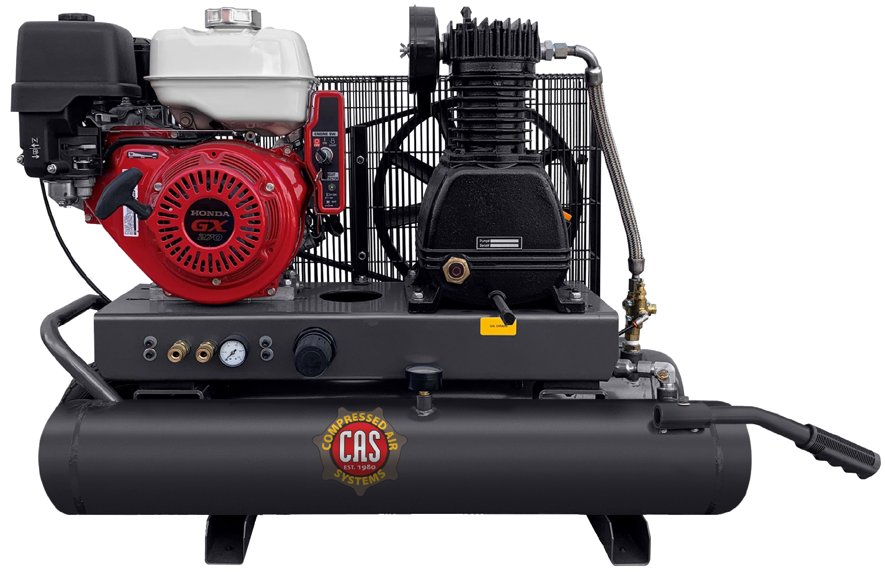 Compressed Air Systems Contractor Series Portable Engine Driven Piston Air Compressor