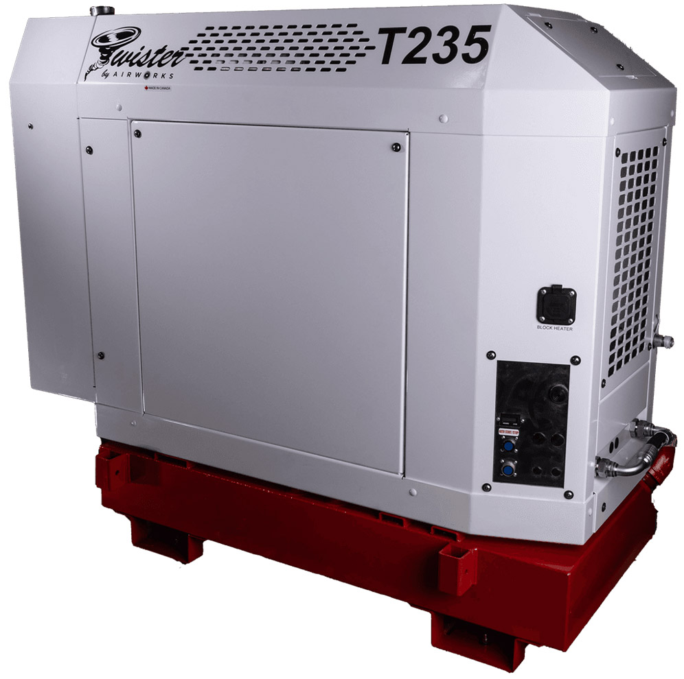 Airworks Twister EVO Series Diesel Powered Rotary Screw Air Compressor