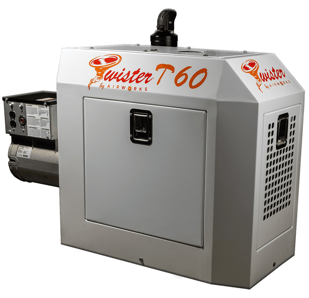 Airworks Twister Series Diesel Powered Rotary Screw Air Compressor