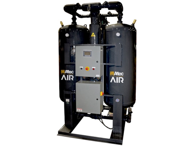Altec AIR HBP-0200-2-3, 200 SCFM Heated Desiccant Air Dryer with Blower Purge