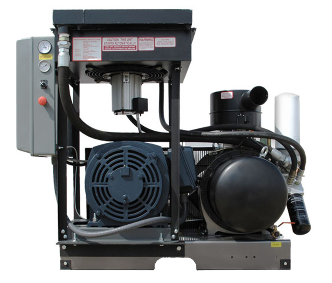 Compressed Air Systems RS Series Open Frame Rotary Screw Air Compressor