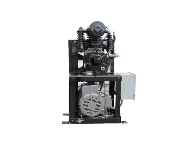 Compressed Air Systems Industrial Electric Stationary Cube Piston Air Compressor