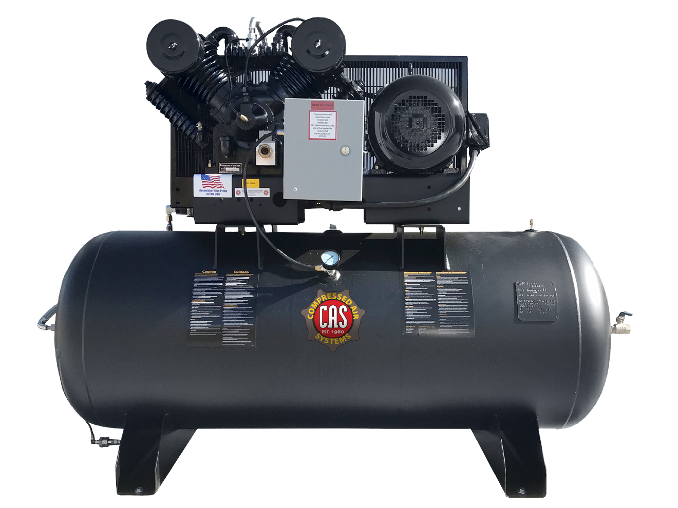 Compressed Air Systems Industrial Electric Stationary Piston Air Compressor