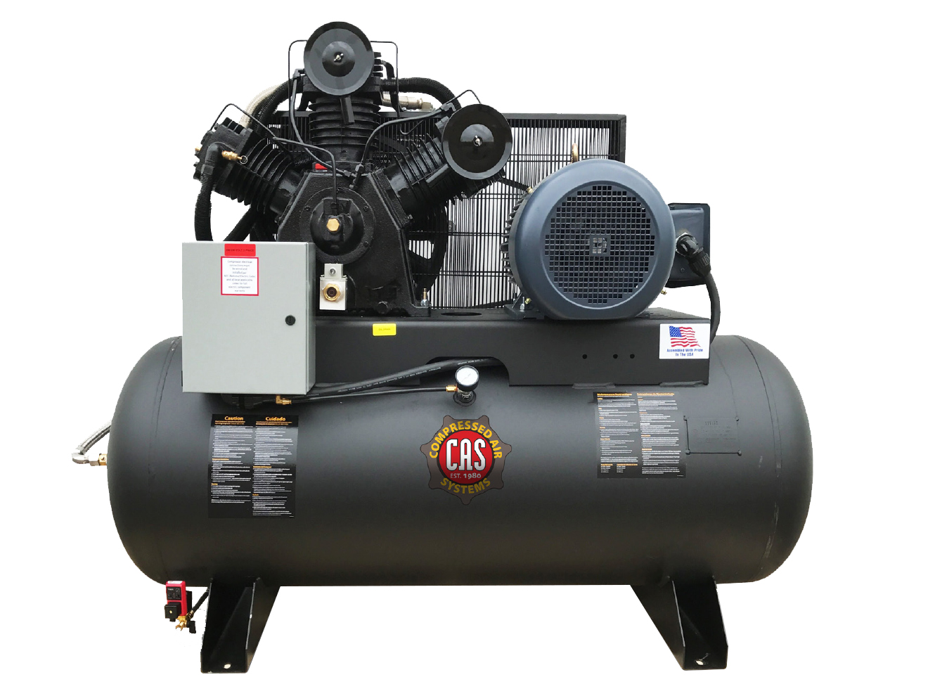 Compressed Air Systems Industrial Electric Stationary Piston Air Compressor
