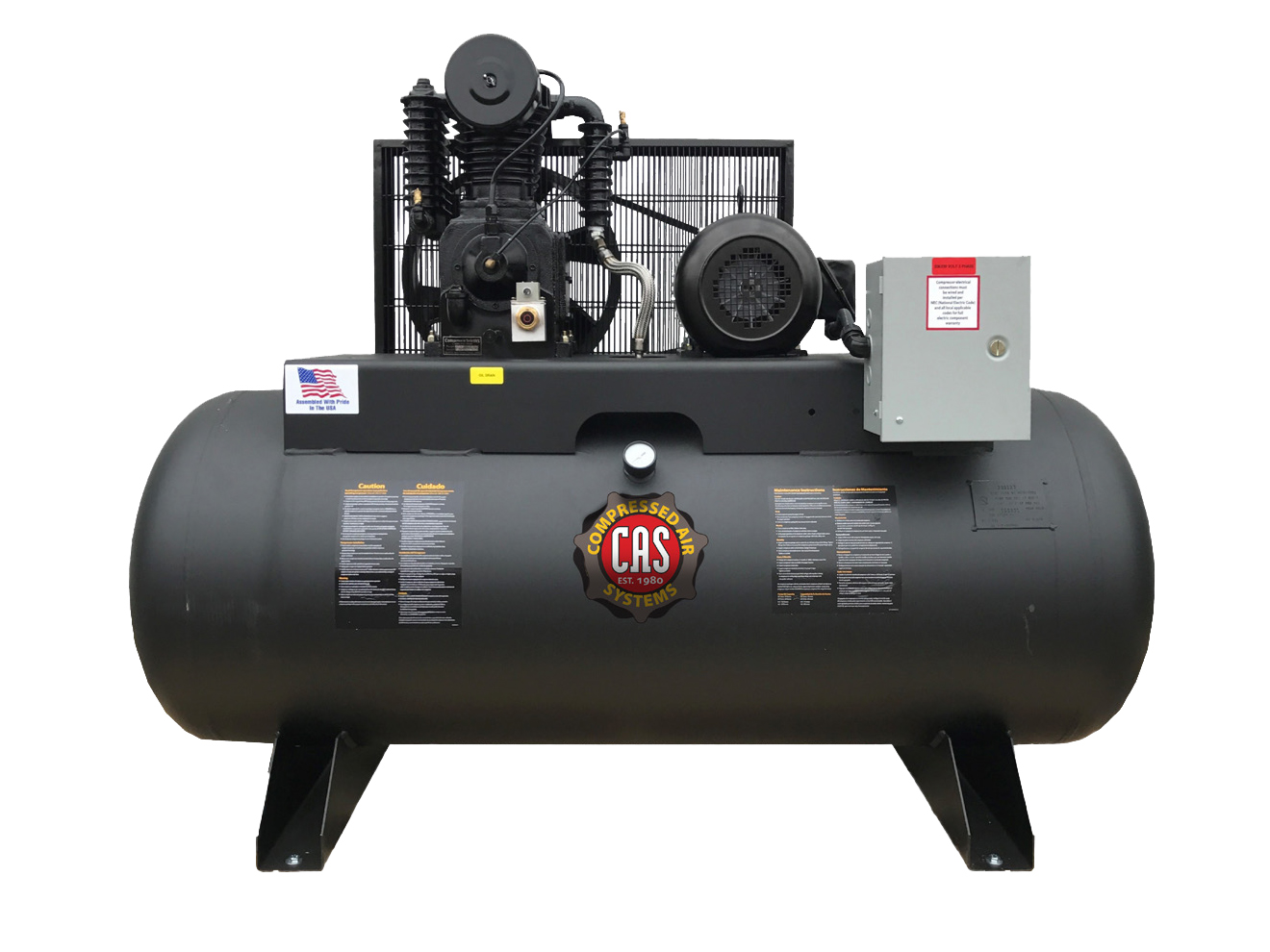 Compressed Air Systems Industrial Electric Stationary Piston Air Compressor