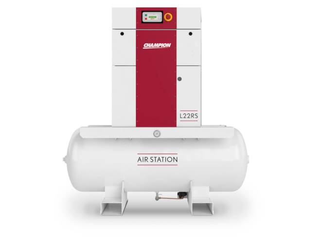 Champion LRS 15 HP Rotary Screw Air Compressor, 240 Gallon