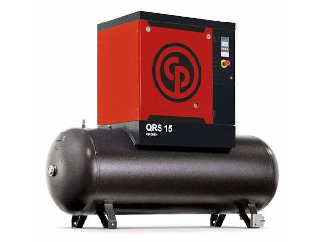 Chicago Pneumatic QRSM 10 TM, 10 HP Rotary Screw Air Compressor, 60 gallon