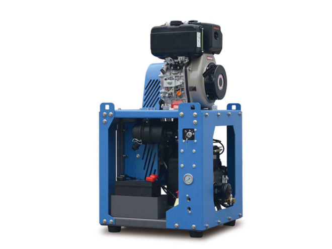 35 CFM Gas Powered Rotary Screw Air Compressor