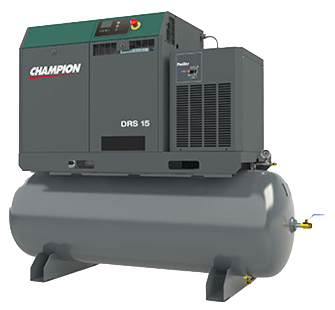 Champion DRS 25 HP Rotary Screw Air Compressor, 120 Gallon