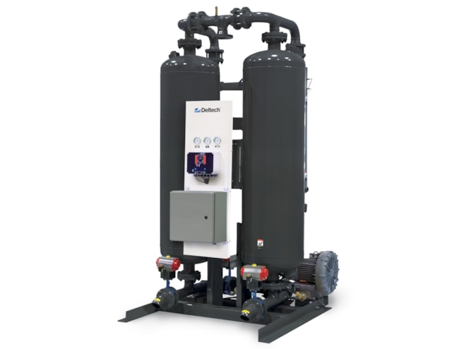 Deltech ZP1500, 1500 SCFM, Desiccant Air Dryer