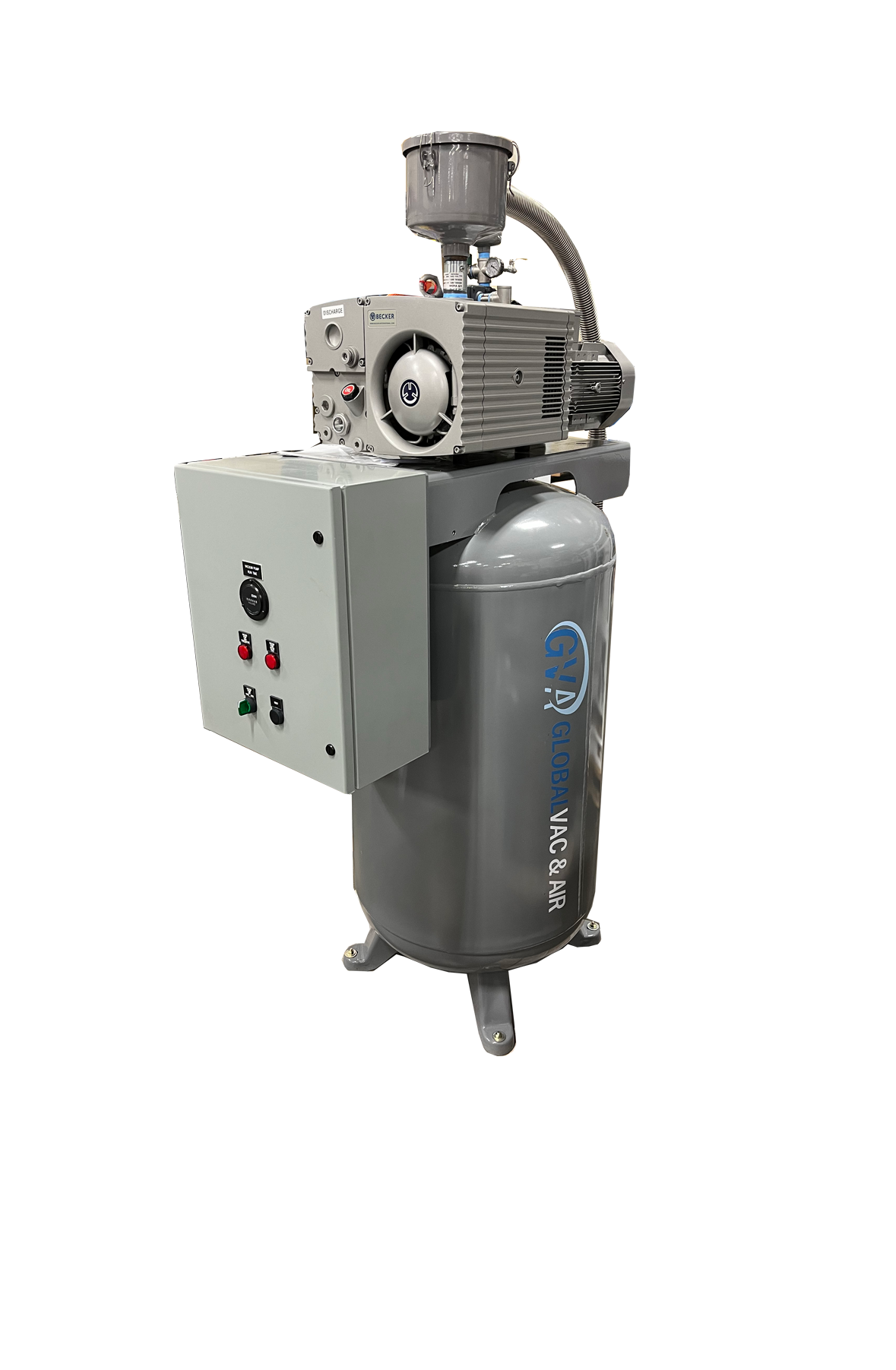 GlobalVac & Air Industrial Rotary Vane Vacuum Systems