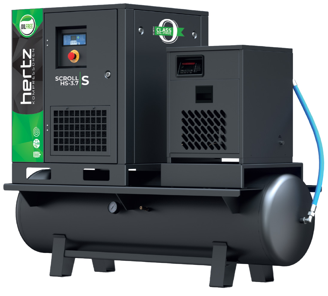 Hertz HS Series Oilless Scroll Air Compressor