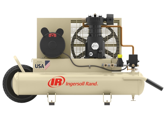 Ingersoll Rand Wheelbarrow Electric Portable Piston Air Compressor