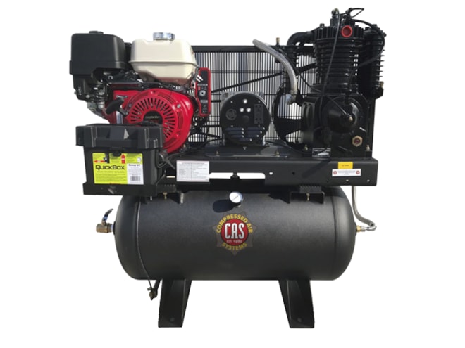 Compressed Air Systems Industrial Gas Driven Piston Air Compressor with Generator