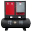 Industrial Gold RS Series Enclosed Rotary Screw Air Compressor with Tank Mount