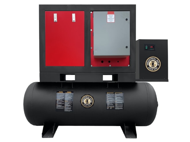 Industrial Gold R303ENC6-CDR, 30 HP Rotary Screw Air Compressor, 120 Gallon, With Dryer