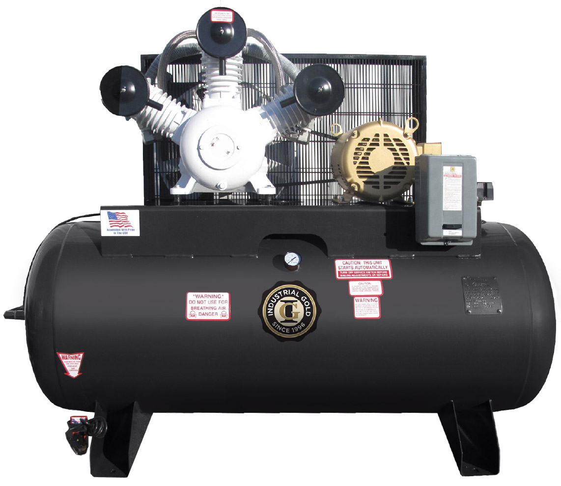 Industrial Gold Simplex Oilless Piston Air Compressor
