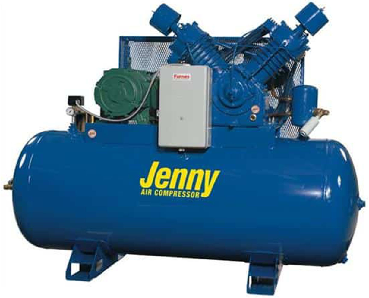 Jenny Two-Stage Stationary Piston Air Compressor