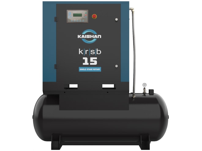 Kaishan USA Kaishan KRSB 10 HP Rotary Screw Air Compressor, 120 Gallon