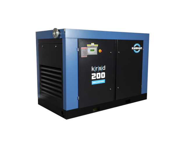 Kaishan USA KRSD-200A2V4S8U, 200 HP Rotary Screw Air Compressor, VSD