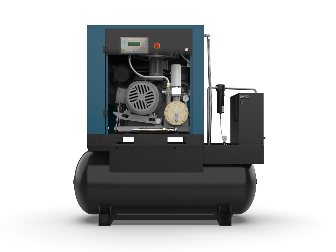 Kaishan USA KRST-7.5A3F2D8U, 7.5 HP Rotary Screw Air Compressor