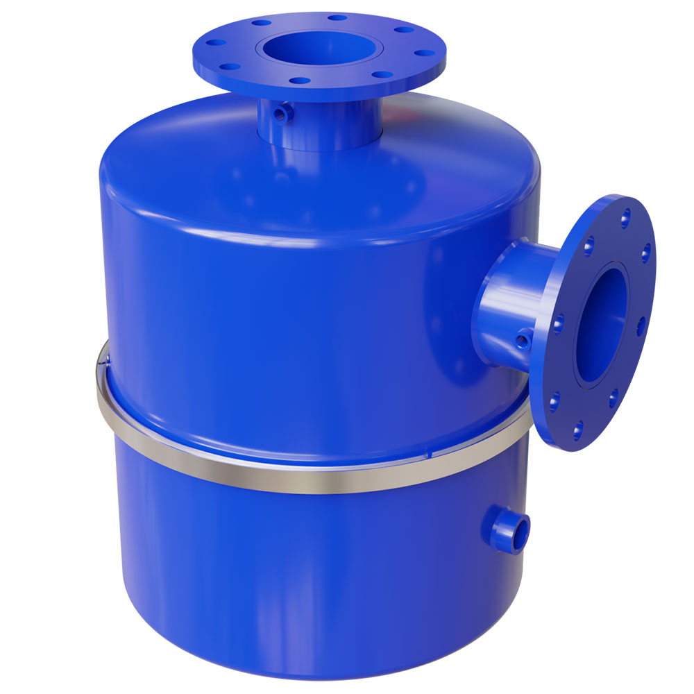 Solberg LRS Series, 3/4 to 6,  Right Angle Liquid Separator