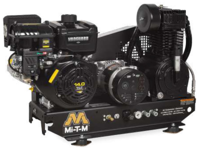 Mi-T-M Gas Powered Piston Air Compressor with Generator