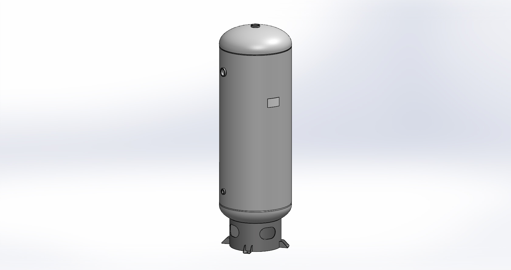 Morganton 120 Gallon, 200 PSI, 24 x 67 Vertical Tank w/ Base Ring