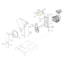 QGS10, QGS20S Internal Bodywork - 0392110015 Vibration Pad is highlighted