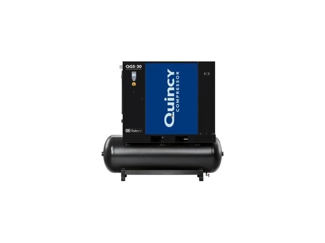 Quincy Compressor QGS 30 TMD-3, 30 HP Rotary Screw Air Compressor, 120 Gallon, With Dryer