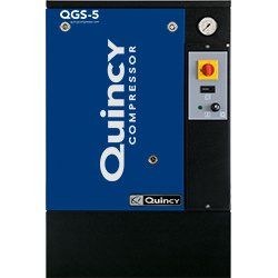 Quincy Compressor QGS 5 BM-1, 5 HP Rotary Screw Air Compressor