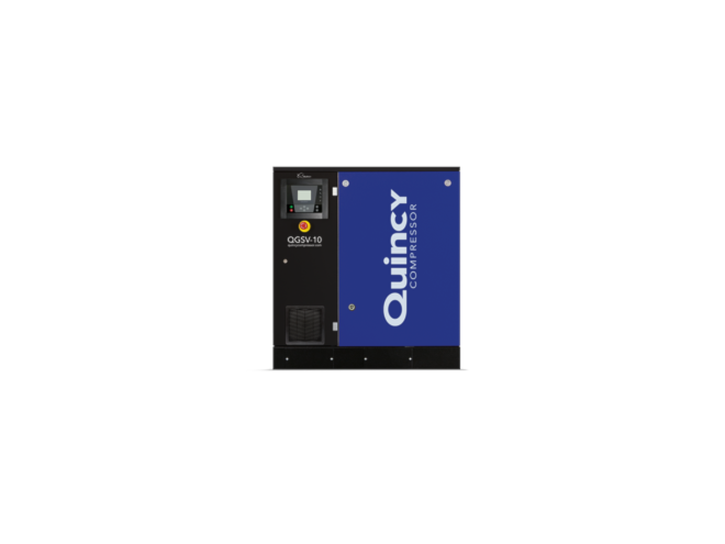 Quincy Compressor QGSV-10 BM-460, 10 HP Rotary Screw Air Compressor