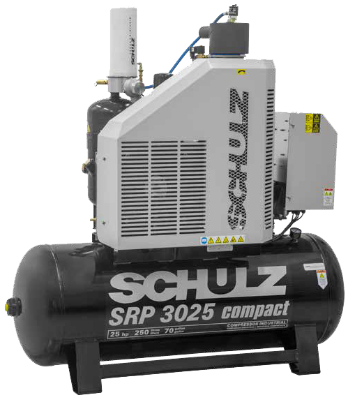 Schulz Compressors SRP Compact 25 HP Rotary Screw Air Compressor, 80 Gallon