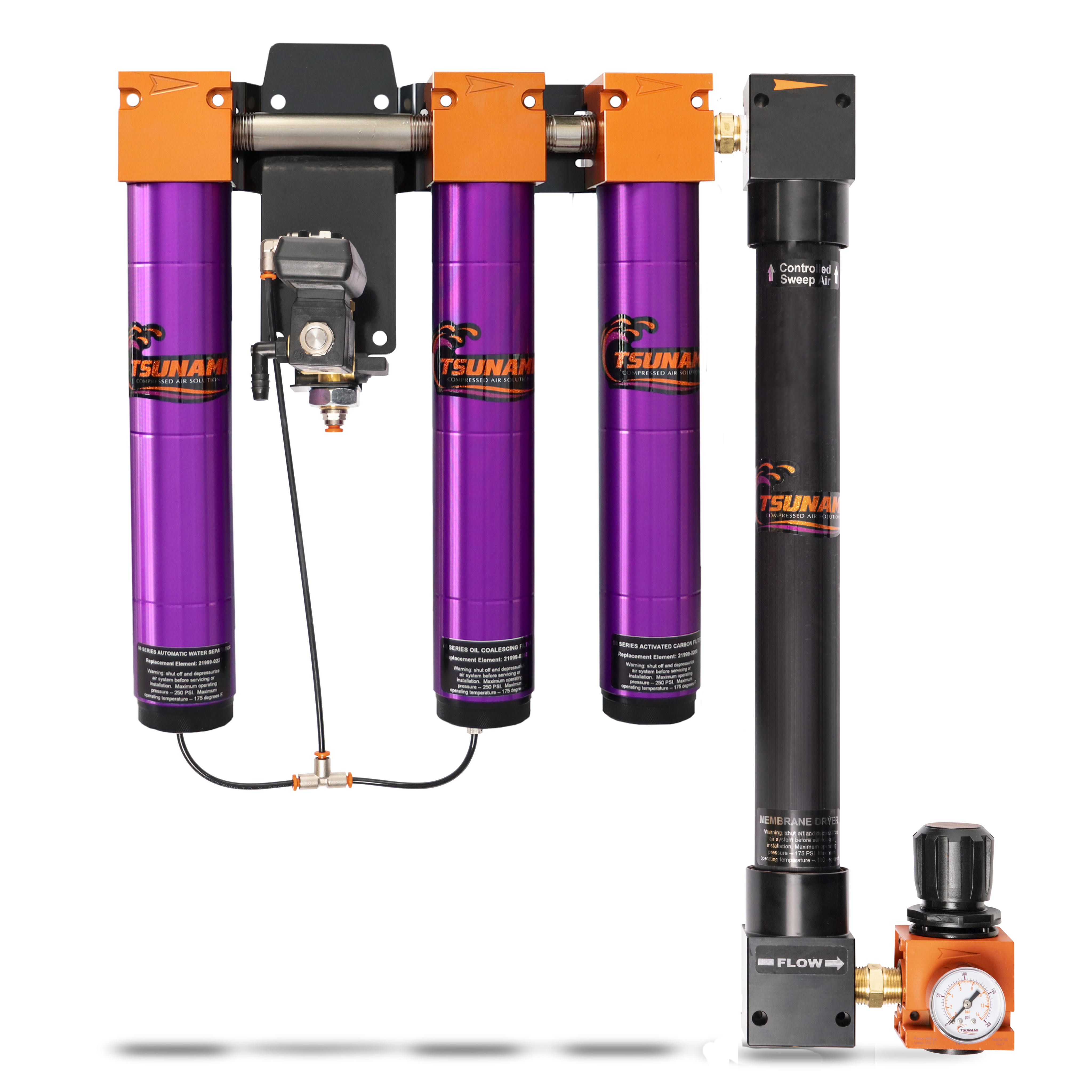 Tsunami 3-Stage Membrane Air Dryer