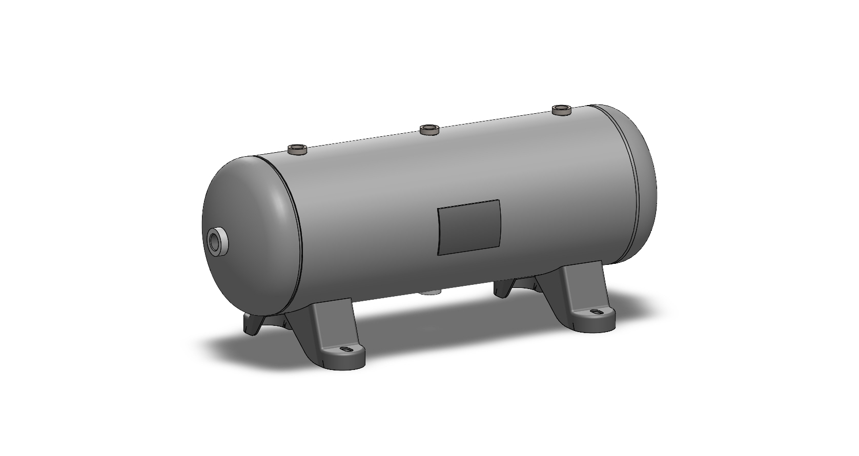 Morganton 10 Gallon, 200 PSI, 10 x 30 Horizontal Tank w/ Feet