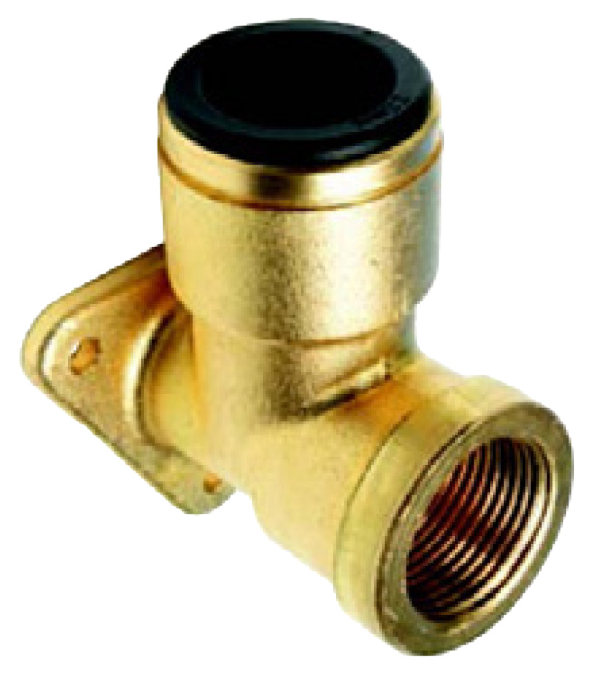 Applied System Technologies SynergAir Brass Wing Back Elbow Connector