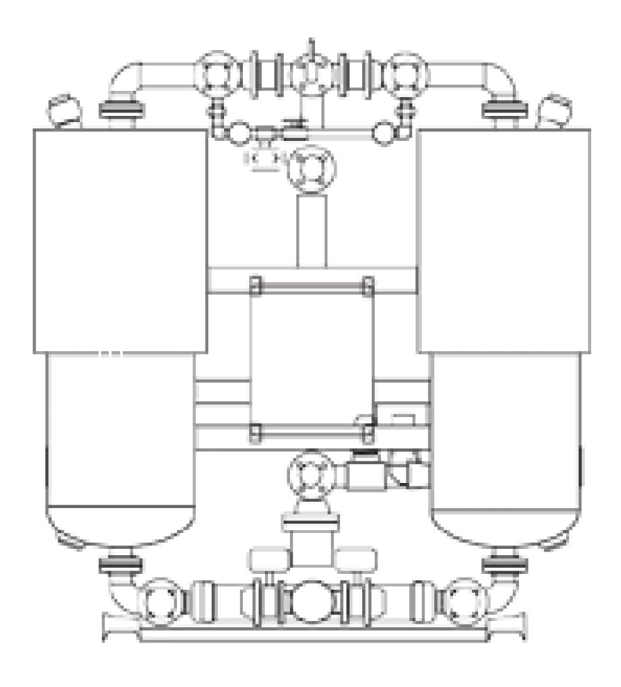 BOGE HBP Series Heated Blower Purge Desiccant Air Dryer