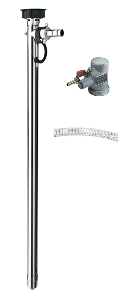 Flux Pumps F424PP Polypropylene 47-inch Pump Tube with F416-2 Electric Motor and Hose