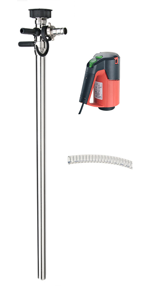 Flux Pumps F425PP Polypropylene 39-inch Pump Tube with FEM4070 Electric Motor and Hose
