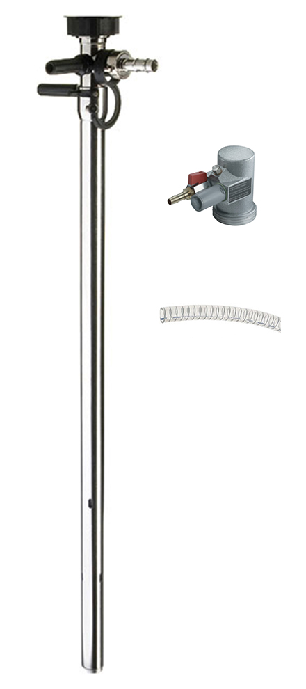 Flux Pumps F426PP Polypropylene 39-inch Pump Tube with F416-2 Electric Motor and Hose