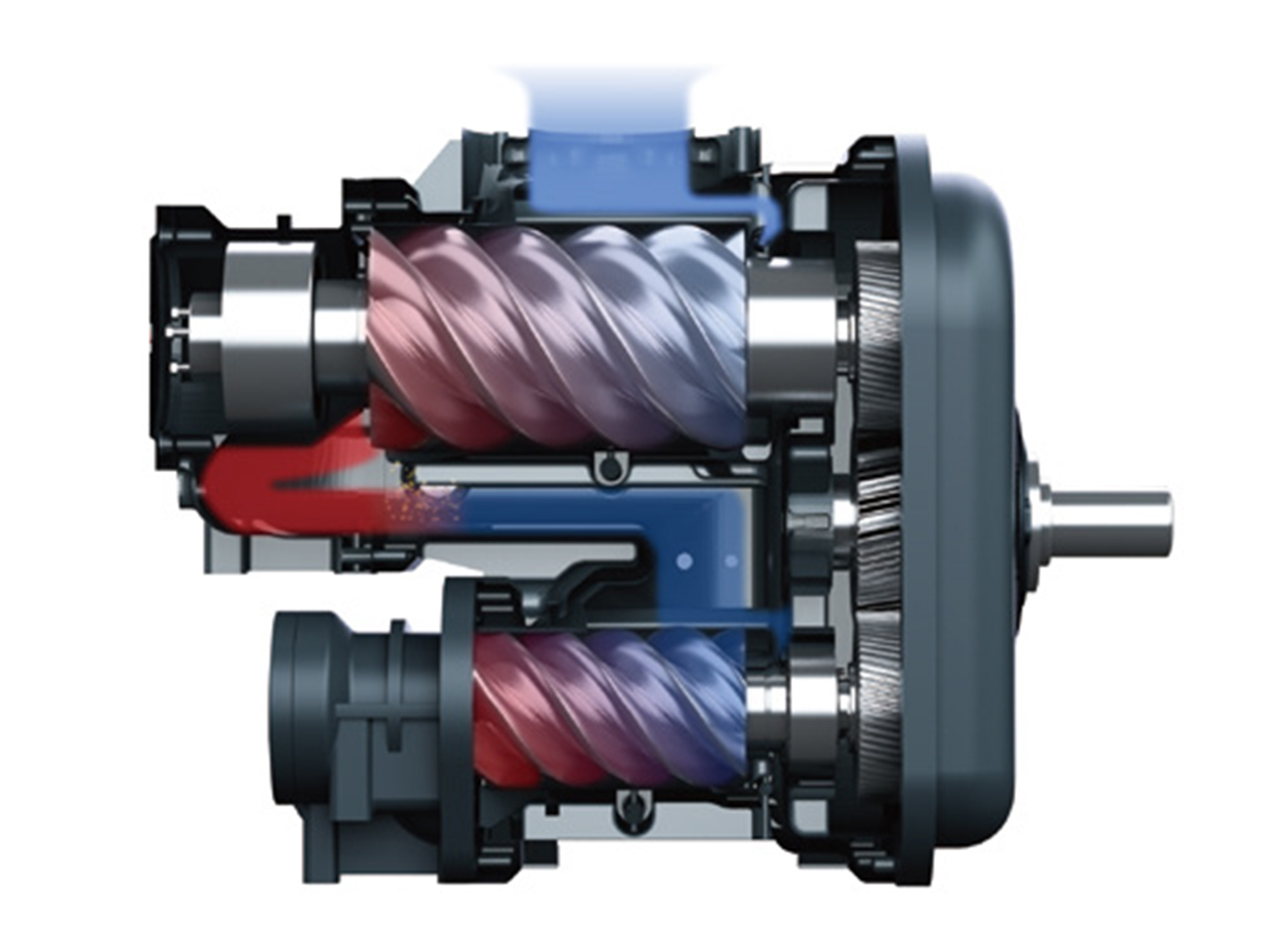 FS-Curtis NxHE Series Two-Stage Rotary Screw Air Compressor