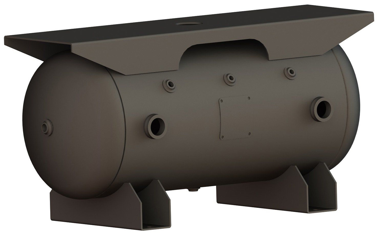 Manchester Tank 240 Gallon Horizontal Air Tank