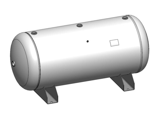 Morganton 200 Gallon, 200 PSI, 30 x 72 Horizontal Tank w/ Saddle