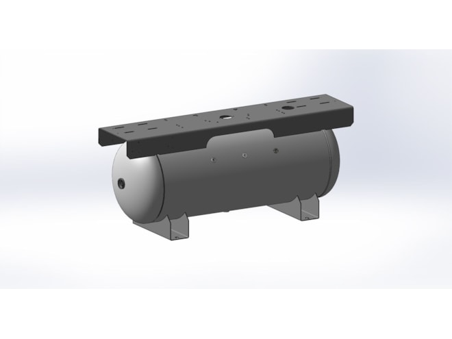 Morganton 120 Gal, 200PSI, 24x67 Horizontal Tank w/ Saddle & Extended TopPlate