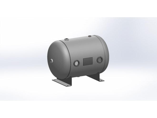 Morganton 19 Gallon, 200 PSI, 16 x 25 Horizontal Tank w/ Feet