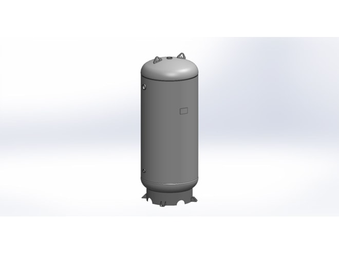 Morganton 200 Gallon, 200 PSI, 30 x 72 Vertical Tank w/ Base Ring