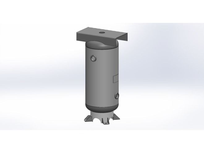 Morganton 20 Gallon, 200 PSI, 14 x 33 Vertical Tank w/ Feet & Top Plate