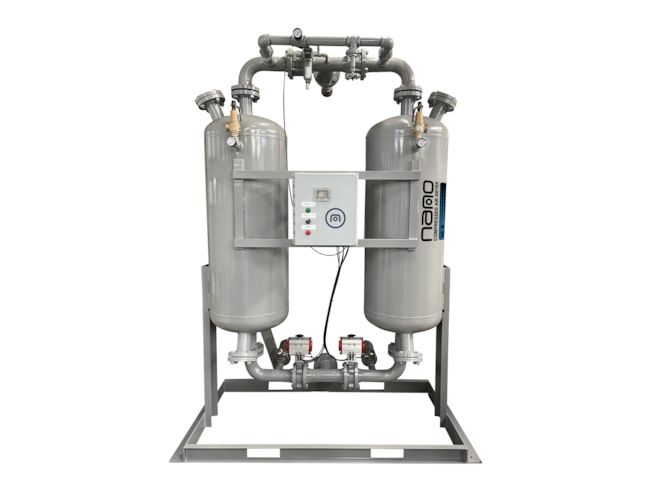 nano-purification solutions D5 Heatless Twin Tower Desiccant Air Dryer