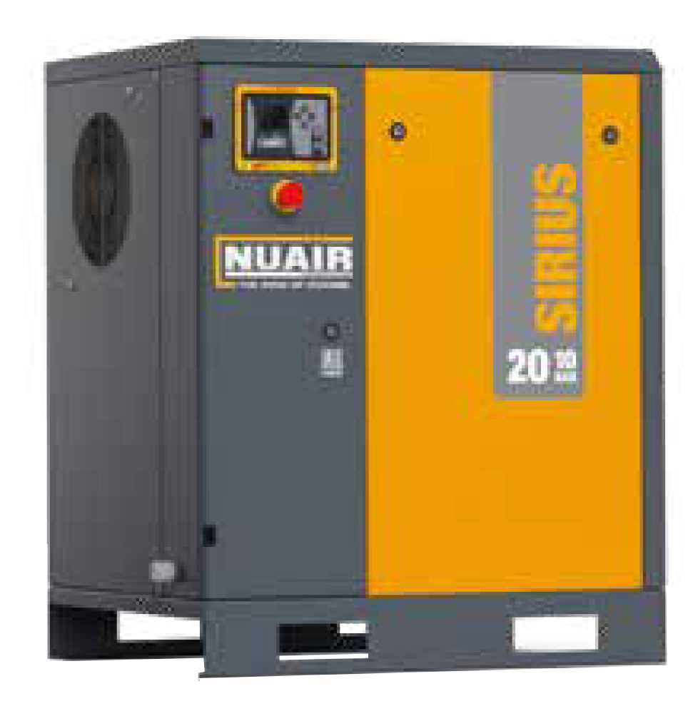 NUAIR Sirius 10 HP Rotary Screw Air Compressor