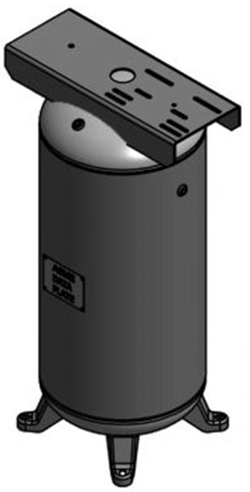 Steel Fab 30 Gallon Vertical Air Tank